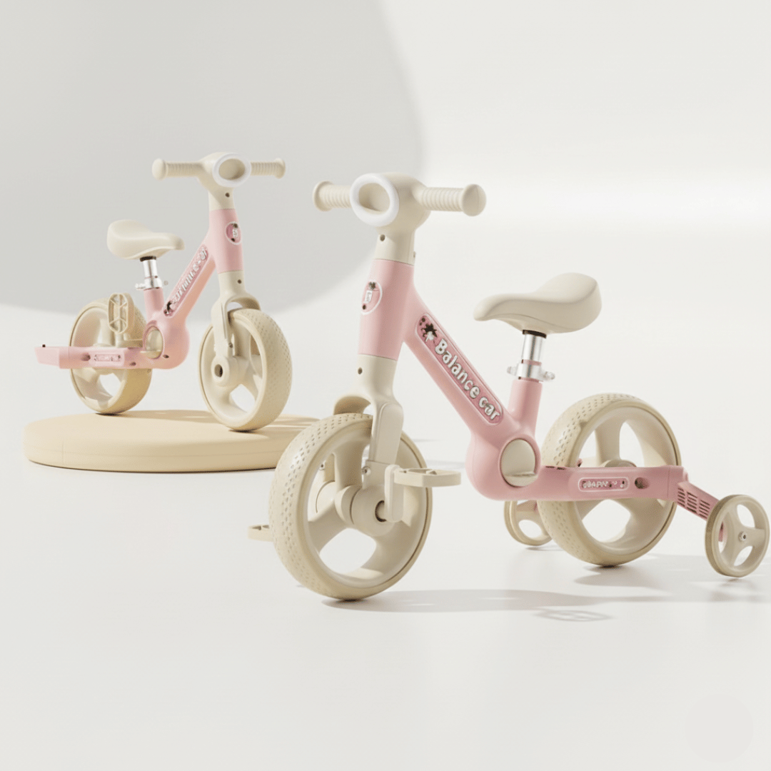 3 in 1 Tricycle for Kids – Lightweight Balance Cycle